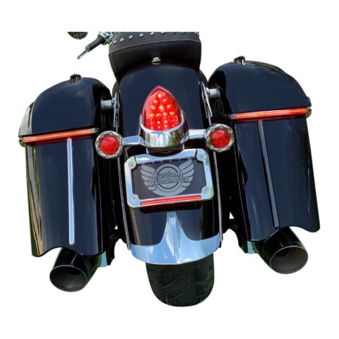 Custom Dynamics Dual Intensity Low Profile Saddlebag Lights For Indian Touring 2015-2025