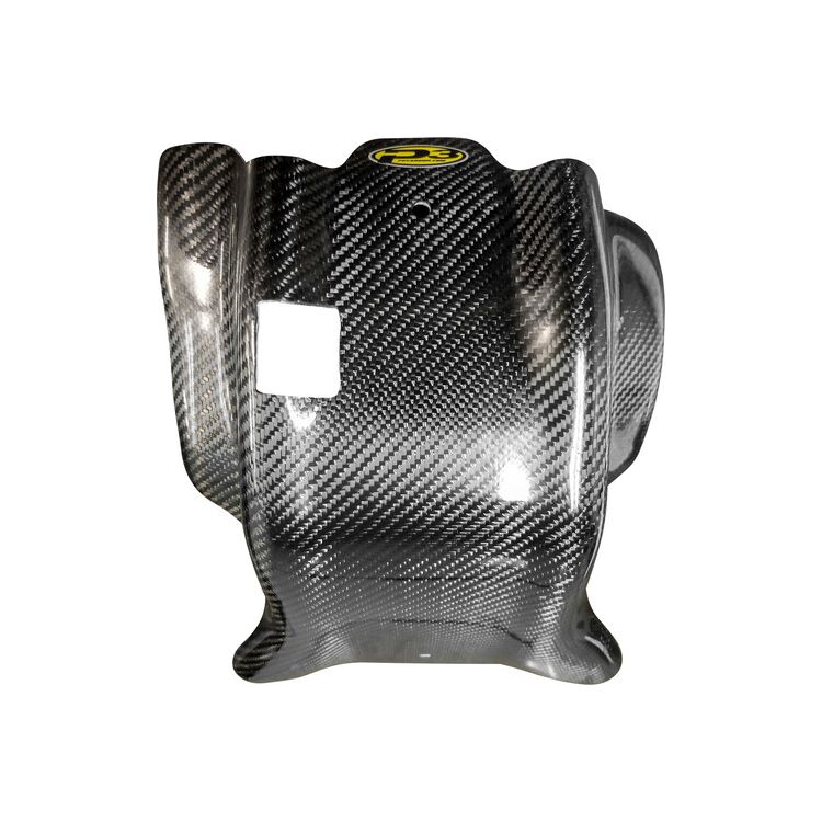 P3 Carbon Fiber Skid Plate Beta XTrainer 300 20152024 Cycle Gear