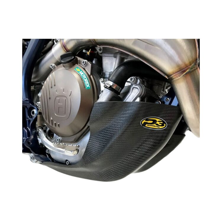 P3 Carbon Fiber Enduro Skid Plate KTM / Husqvarna / Gas Gas 250cc-350cc 2019-2023