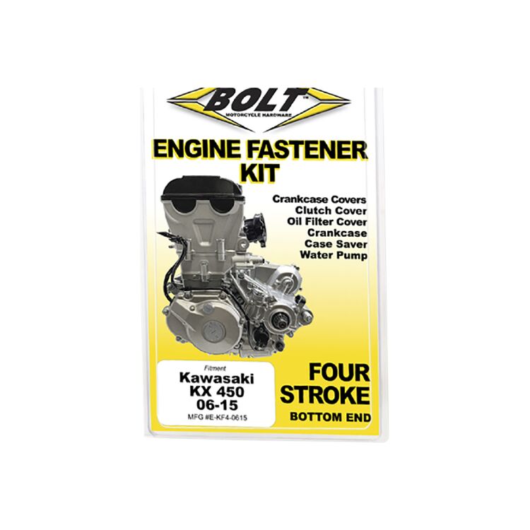 Bolt Hardware Engine Fastener Kit Kawasaki KX450F 2006-2015