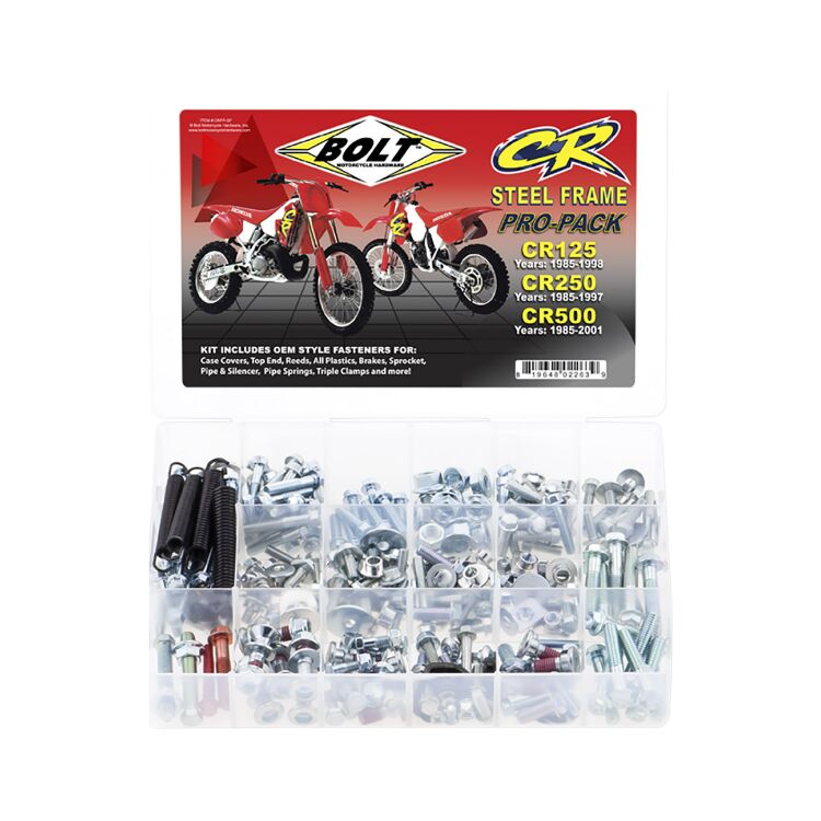 Bolt Hardware Steel Frame Pro Pack Honda 125cc-500cc 1985-2001