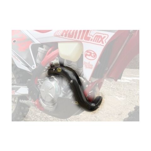 P3 Carbon Fiber MAXCoverage Heat Shield Gas Gas EX 450F / MC 450F 2021-2023