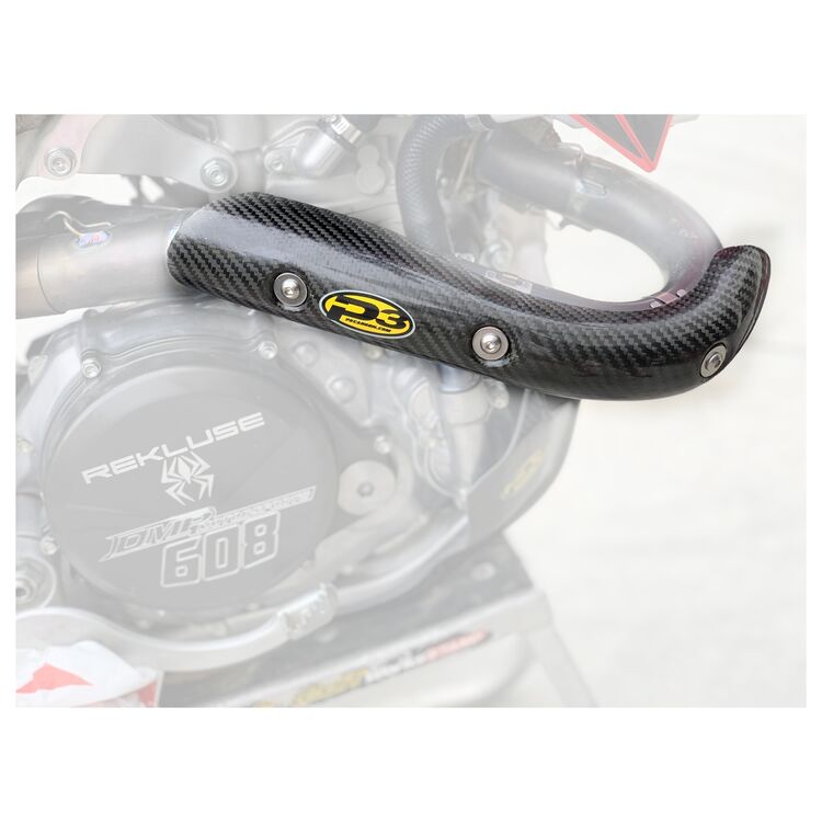 P3 Carbon Fiber Heat Shield Honda CRF450R / CRF450RX 2017-2018
