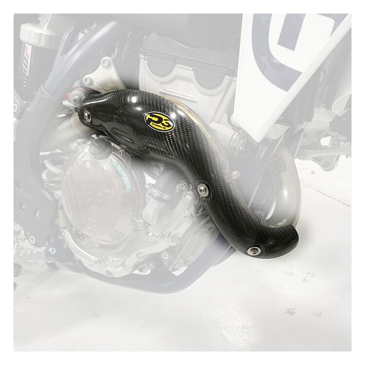 P3 Carbon Fiber Heat Shield Husqvarna FC350 / FX350 2019-2022