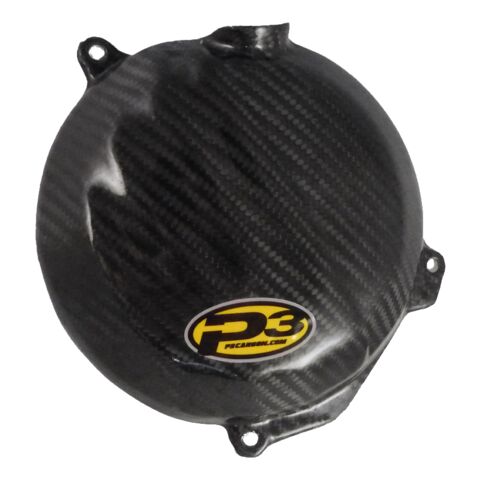 P3 Carbon Fiber Clutch Cover Protector KTM 250cc-350cc 2015-2022