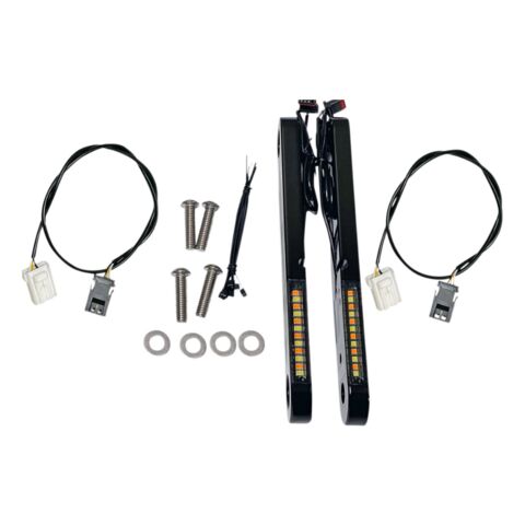 Custom Dynamics LED Front Turn Signal Strips For Harley Touring