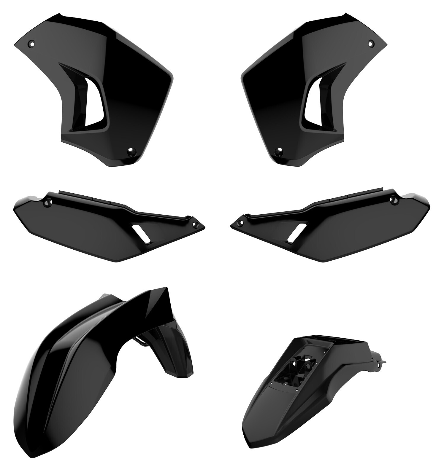 Polisport Trail Body Kit Kawasaki KLR650 20082018 Cycle Gear