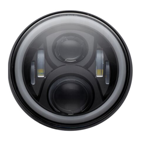 Custom Dynamics LED 7" Halo Headlamp For Harley