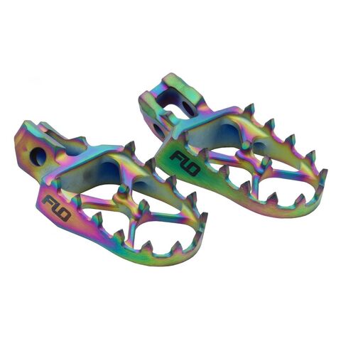 Flo Motorsports Titanium Foot Pegs