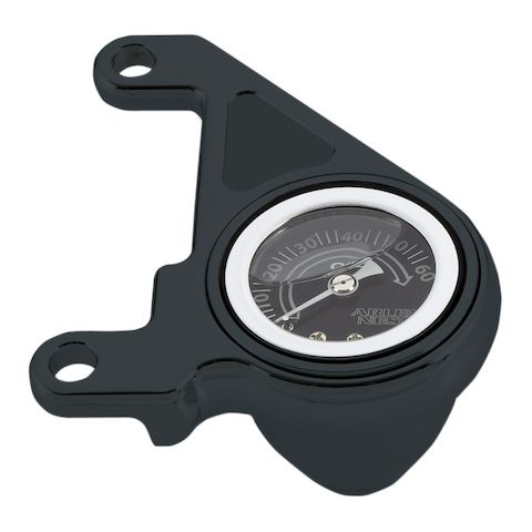 Arlen Ness Radius Oil Pressure Gauge Kit For Harley EVO 1984-2000