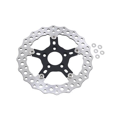 Arlen Ness 11.5" Jagged Front / Rear Rotor For Harley 2000-2025
