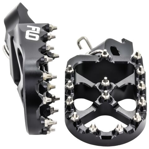 Flo Motorsports Pro Series Foot Pegs Honda / Kawasaki 50cc-230cc 2002-2026