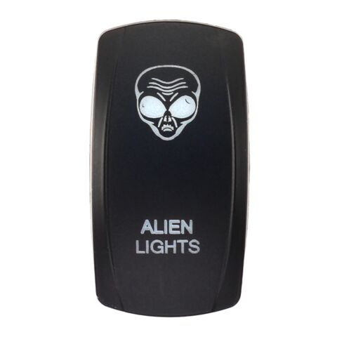 XTC Power Products Dash Switch Rocker Face - Alien Lights