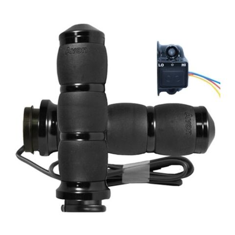 Avon Velvet Air Cushion Heated Grips For Harley With Throttle By Wire