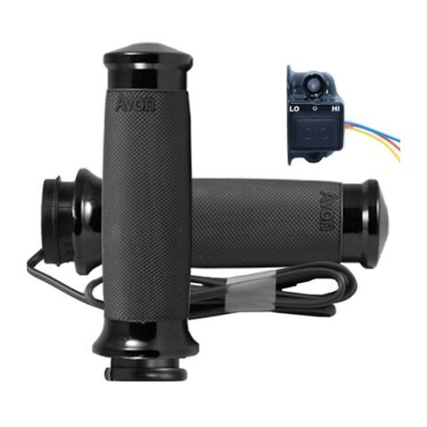 Avon Custom Contour Heated Grips For Harley With Throttle By Wire