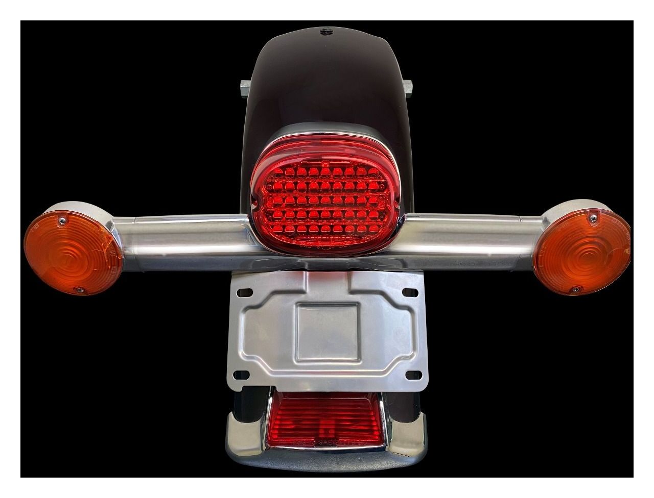Custom Dynamics License Plate Relocation Kit For Harley Softail