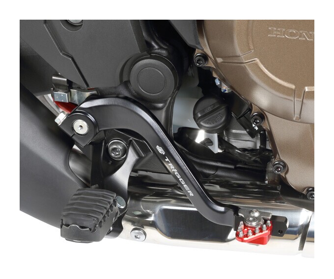 thumbnail image 2 of Red Rear Brake Pedal For Honda CRF300L 2021-2024 - Foldable CNC Aluminum Foot Brake Lever 2 of 2