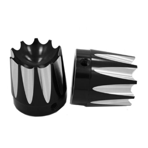 Avon Front Axle Nut Covers For Harley 2000-2007