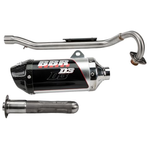 BBR Motorsports D3 Exhaust System Kawasaki KLX110 / R / L / RL / Suzuki DR-Z110 2002-2026