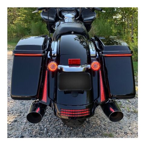 Custom Dynamics Dual Color LED Fascia Panels For Harley Touring