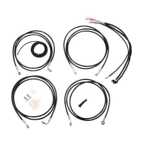 LA Choppers Handlebar Cable Brake Line And Wire Kit For Harley Touring w/ABS 2021-2025
