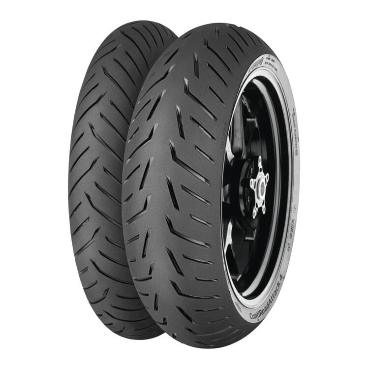 Continental ContiRoadAttack 4 M/C 72W TL Tire Silver