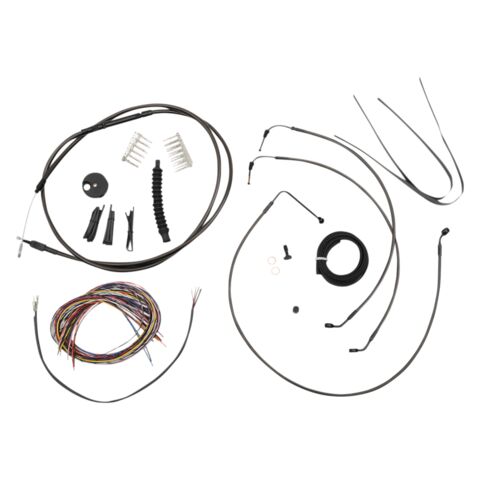 LA Choppers Handlebar Cable Brake Line And Wire Kit For Harley Softail 2018-2025
