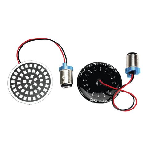 Cyron Wide View LED Rear Turn Signal Inserts For Harley 2000-2025