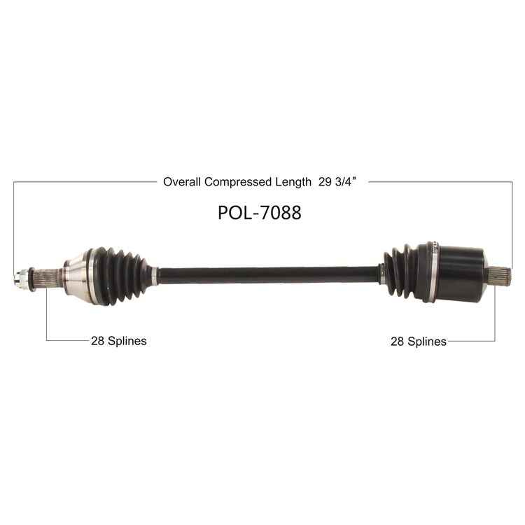 Moose Racing Heavy Duty Front Axle Polaris RZR Pro XP / 4 2020-2024