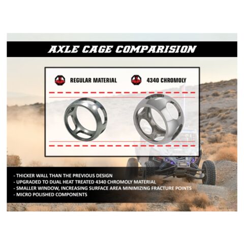 Demon Powersports HD Front Axle Kawasaki Mule Pro DX / FX 2015-2025