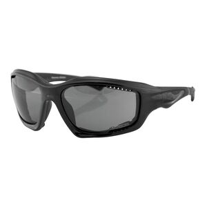 Occhiali Da Moto Bobster Fat Boy - Lenti Transitional Antivento, Adattano Al Viso, Con Custodia