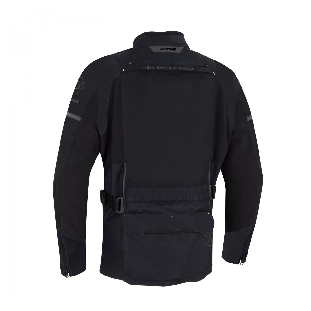 Bering Giacca Da Moto Start-R, Nera, In Fibra Tech 600D, Impermeabile, Termica, Con Protezioni CE OMEGA, Taglie S-4XL - 5