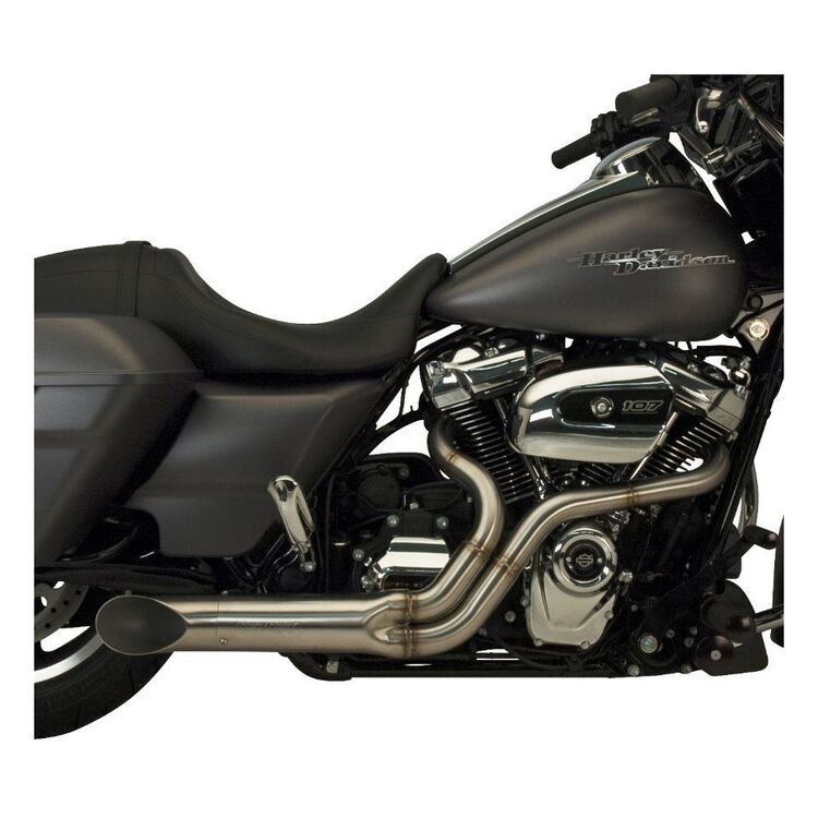 Supertrapp Exhaust Bootlegger Stainless 2-Into-1 For Harley Touring 2017-2026