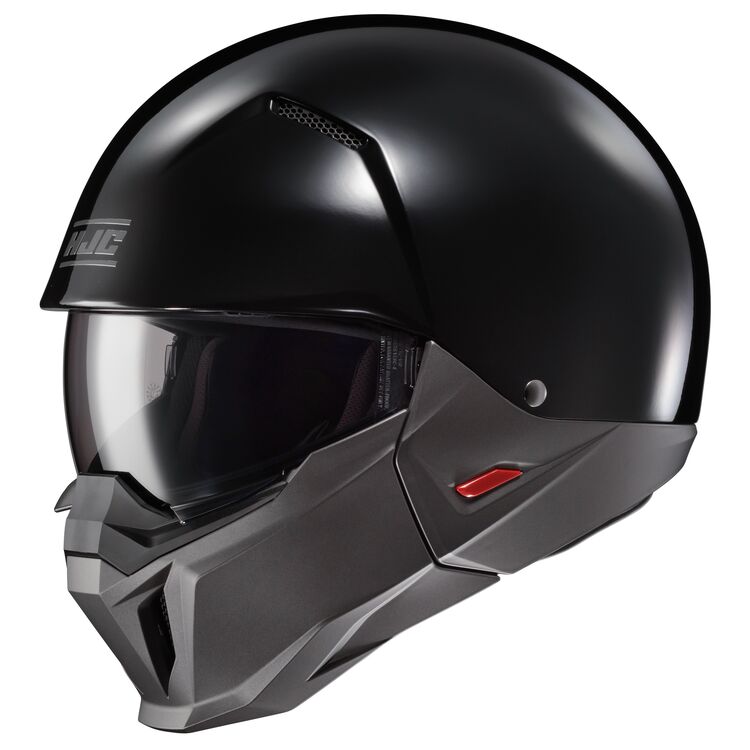 HJC i20 Semi-Flat Helmet (Large, Black)