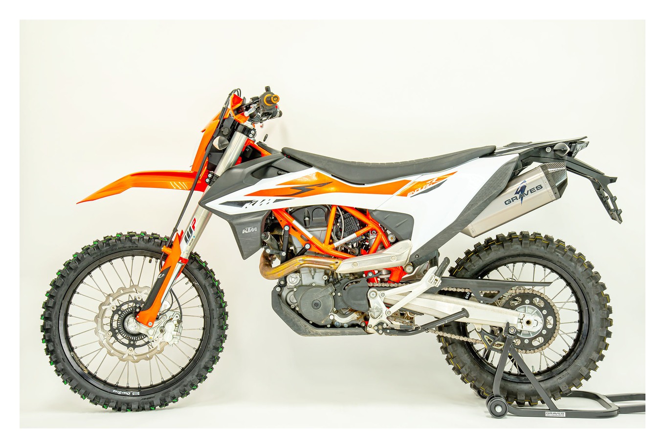 Graves Titanium SlipOn Exhaust KTM 690 Enduro R 20192024 Cycle Gear