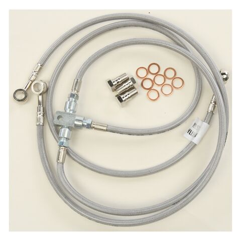 GBrakes ATV / UTV Front Brake Lines Yamaha YFZ450 2004-2012