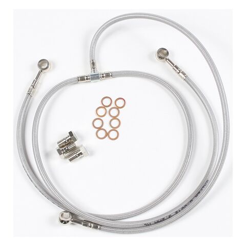 GBrakes ATV / UTV Front Brake Lines Yamaha Warrior 350 2000-2004