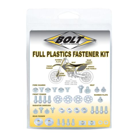 Bolt Hardware Full Plastics Fastener Kit Honda CRF250R / CRF450R / CRF450RX 2021-2024