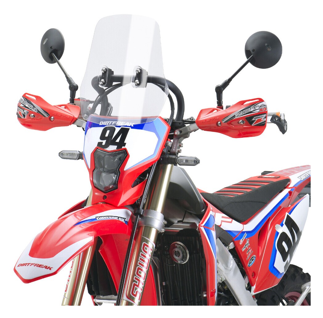 Zeta Adventure Windscreen Honda CRF450L / RL 2019-2026 - Cycle Gear