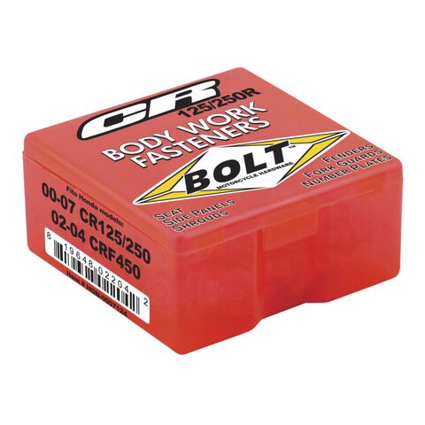 Bolt Hardware Full Plastics Fastener Kit Honda 125cc-450cc 2000-2007