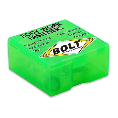 Bolt Hardware Full Plastics Fastener Kit Kawasaki 250cc-450cc 2016-2018