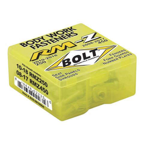 Bolt Hardware Full Plastics Fastener Kit Suzuki RMZ 250 / RMZ 450 2008-2018