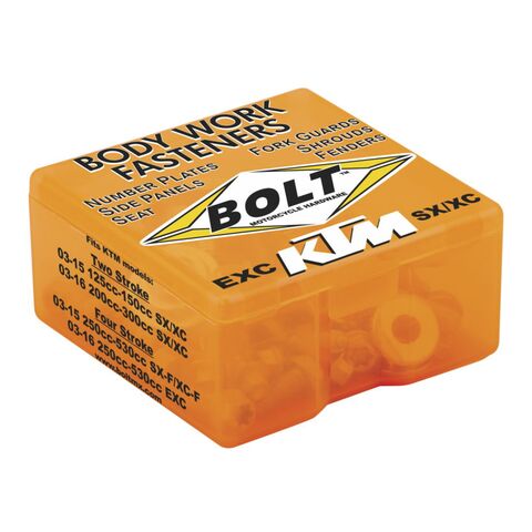 Bolt Hardware Full Plastics Fastener Kit KTM 125cc-500cc 2003-2023