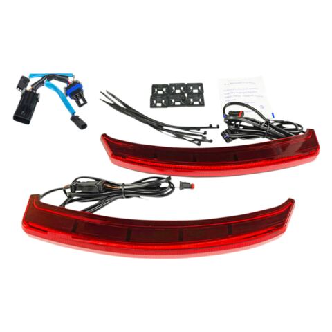 Custom Dynamics Low Profile Bagz Saddle Bag Lights For Indian Touring