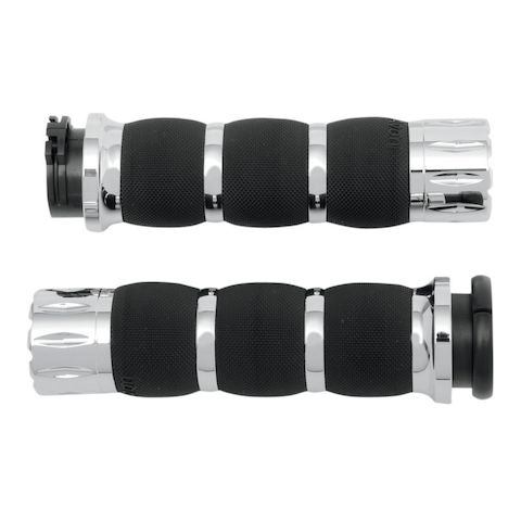 Avon Air Cushion Rival Grips For Harley With Dual Cable Throttle