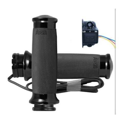 Avon Custom Contour Heated Grips For Harley With Dual Cable Throttle