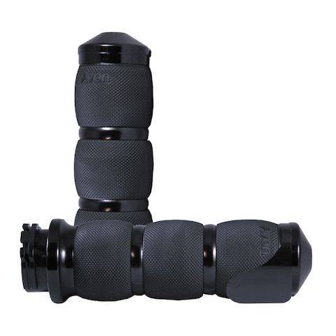 Avon Air Cushion Smooth Grips With Boss Throttle Assist For Harley