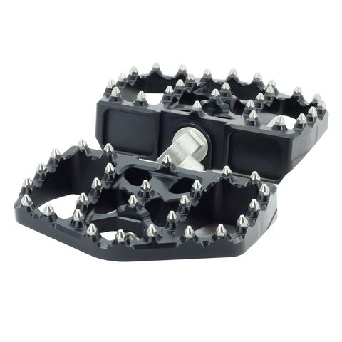 Flo Motorsports V4 MX Style Mini Floorboards For Harley