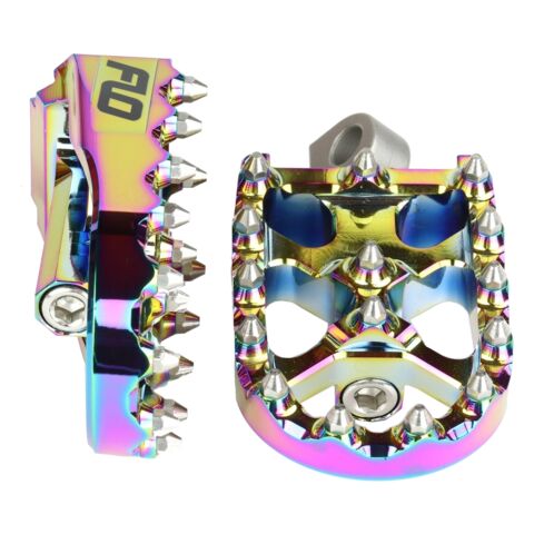 Flo Motorsports MX Style Foot Pegs For Harley