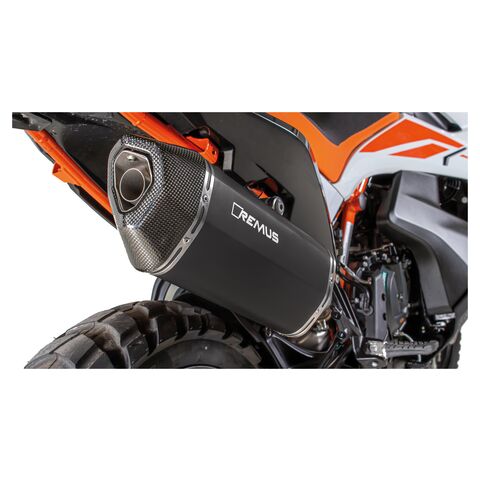 Remus Black Hawk Slip-On Exhaust KTM 790 / 890 Adventure 2019-2023